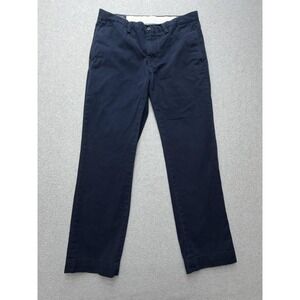 Polo Ralph Lauren Pants Mens 32x30 Navy Straight Fit Chino Casual Everyday